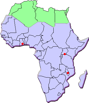 ファルケンステイニアオウラマダラシジミの採集地