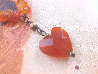 Carnelian heart