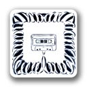 NIL オリジナルプリントクッションカバー/カセットテープ　ワールド　表面03