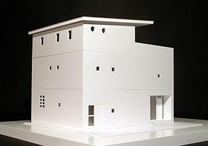 建築模型製作【NANNOCRAFT】一般住宅（白模型）4