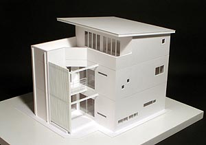 建築模型製作【NANNOCRAFT】一般住宅（白模型）4