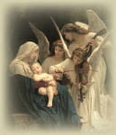 Adolphe William Bouguereau "Song of the Angels"摜